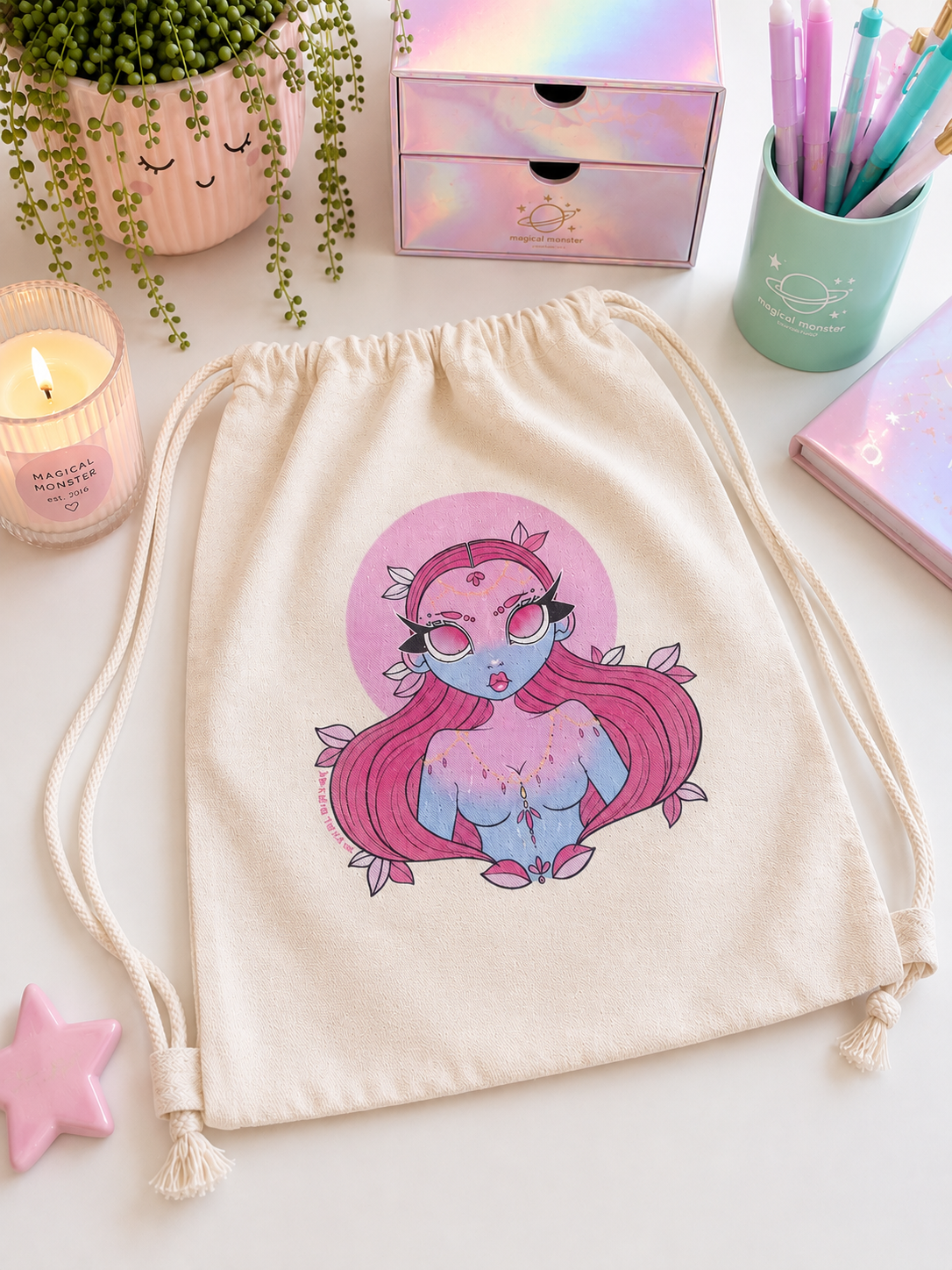 Totebag Saco Diosa de Loto