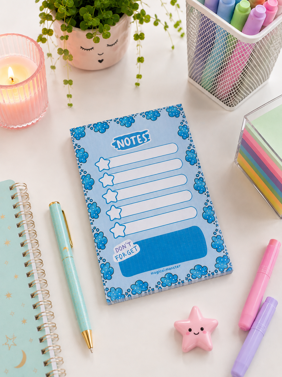To-Do List A5 Blue Clouds